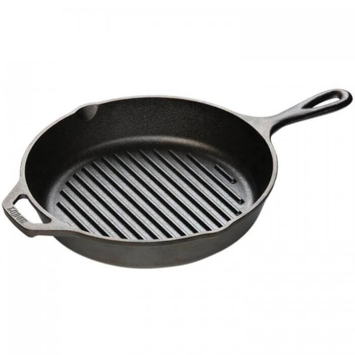 Lodge Logic Grillpan Rond ø 26 Cm Gietijzer 1 Lodge Logic Grillpan Rond ø 26 Cm Gietijzer