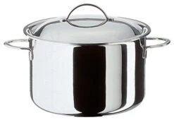 Spring Cristal Kookpan Met Deksel ø 24 Cm Rvs Glans