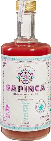 Sapinca Organic Fruit Elixer 0% Alcohol 500 Ml