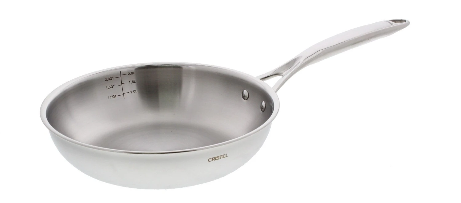 Cristel Castel'Pro Multiply Hoge Koekenpan ø 24 Cm Rvs 1 Cristel Castel'Pro Multiply Hoge Koekenpan ø 24 Cm Rvs