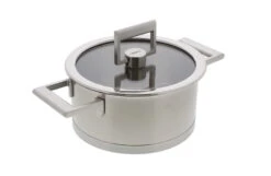 Cristel Strate Kookpan Met Glazen Deksel ø 16 Cm Rvs