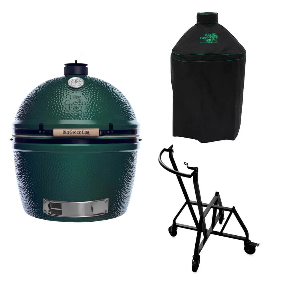 Big Green Egg Extra Extra Large ø 74,3 Cm Keramiek Groen Met IntEGGrated Nest, Handler En Hoes 1 Big Green Egg Extra Extra Large ø 74,3 Cm Keramiek Groen Met IntEGGrated Nest, Handler En Hoes