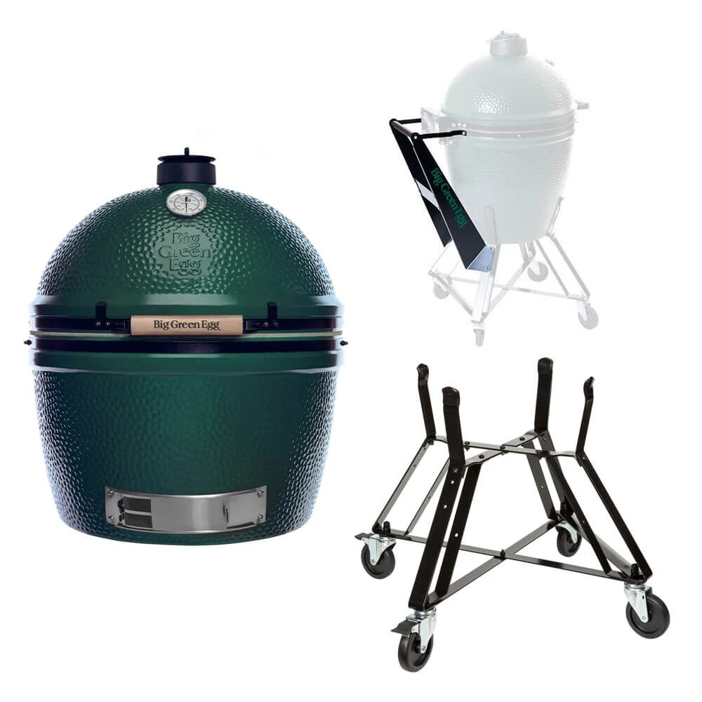 Big Green Egg Extra Extra Large ø 74,3 Cm Keramiek Groen Met Nest En Handler 1 Big Green Egg Extra Extra Large ø 74,3 Cm Keramiek Groen Met Nest En Handler