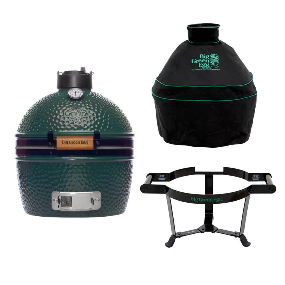 Big Green Egg MiniMax Barbecue ø 33 Cm Keramiek Groen Met Carrier En Hoes 1 Big Green Egg MiniMax Barbecue ø 33 Cm Keramiek Groen Met Carrier En Hoes