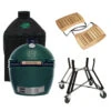 Big Green Egg Extra Large Barbecue ø 67,5 Cm Keramiek Groen Met Onderstel, Acaciahouten Zijtafels En Hoes