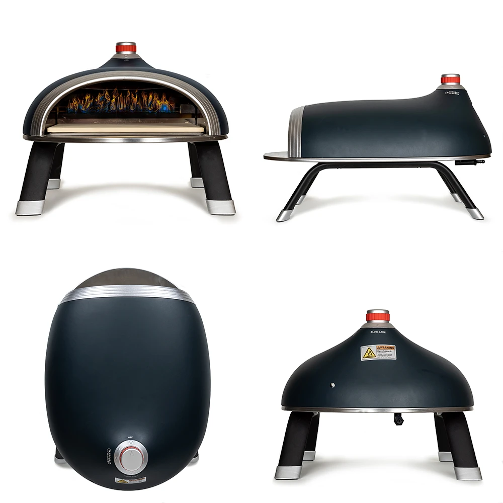 Delivita Diavolo Gas Pizza-oven Compleet Navy Blue 2 Delivita Diavolo Gas Pizza-oven Compleet Navy Blue - Afbeelding 2