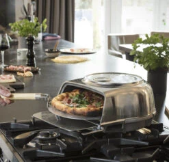 Oldenhof Fernus Stovetop Pizzaoven Rvs -Kamado Joe Verkoop fernus silver3 2