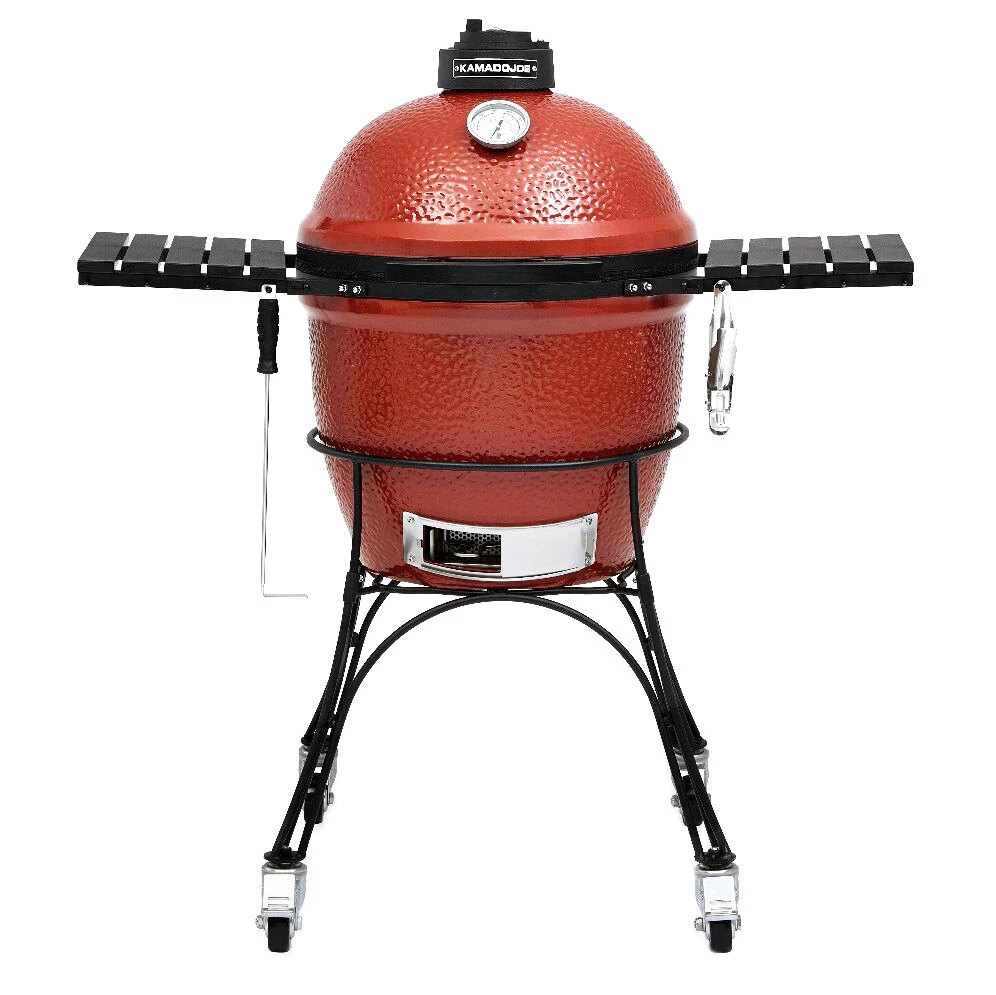 Kamado Joe Classic Barbecue Keramiek Rood 2 Kamado Joe Classic Barbecue Keramiek Rood - Afbeelding 2