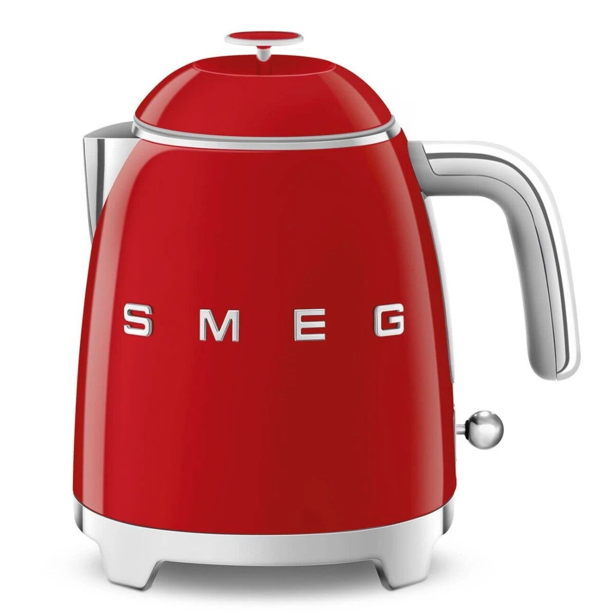 Smeg 50's Style Mini Waterkoker 800 Ml Staal Rood 1 Smeg 50's Style Mini Waterkoker 800 Ml Staal Rood