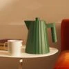 Alessi Plissé Waterkoker 1 Liter Kunststof Groen