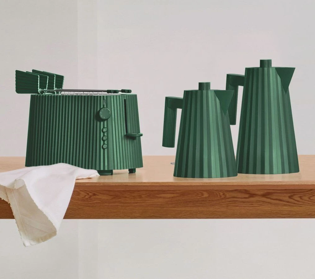 Alessi Plissé Waterkoker 1,7 Liter Kunststof Groen 2 Alessi Plissé Waterkoker 1,7 Liter Kunststof Groen - Afbeelding 2