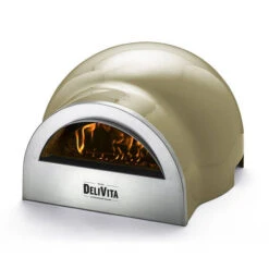 Delivita Houtgestookte Oven 59 X 59 X 39 Cm Olive Green