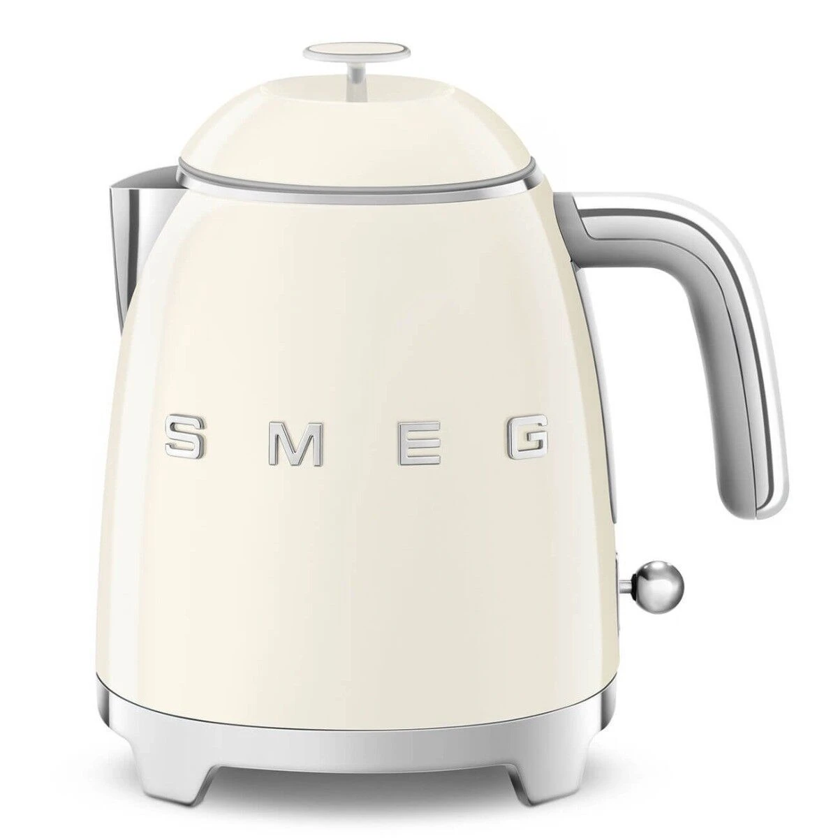 Smeg 50's Style Mini Waterkoker 800 Ml Staal Crème