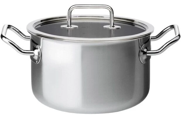 Spring Brigade Kookpan Met Glasdeksel ø 24 Cm Rvs 1 Spring Brigade Kookpan Met Glasdeksel ø 24 Cm Rvs