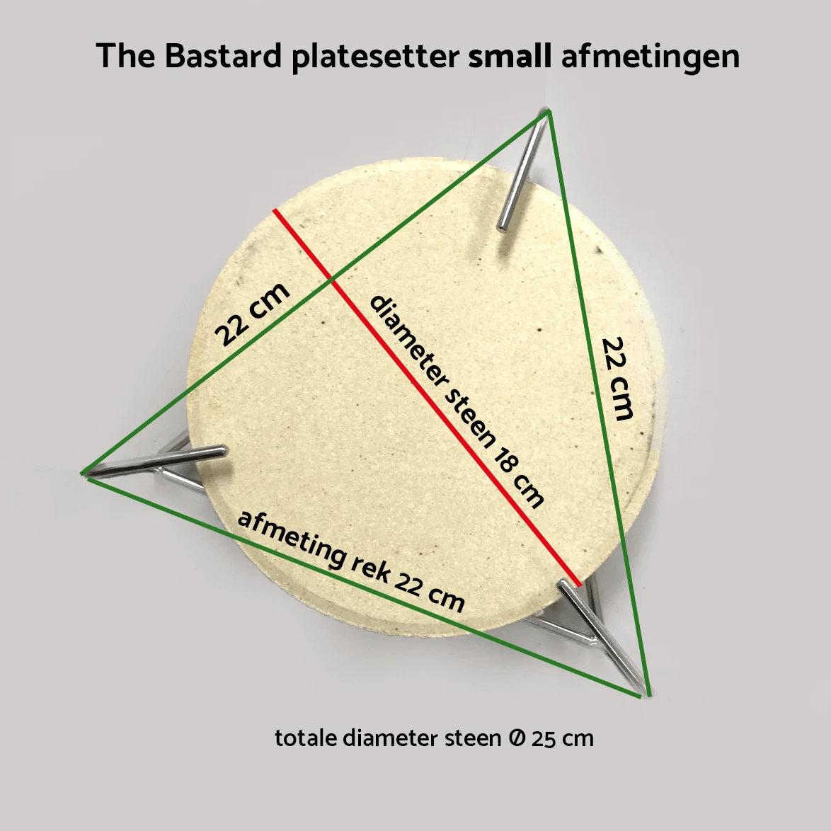 The Bastard Plate Setter Small Keramiek 2 The Bastard Plate Setter Small Keramiek - Afbeelding 2