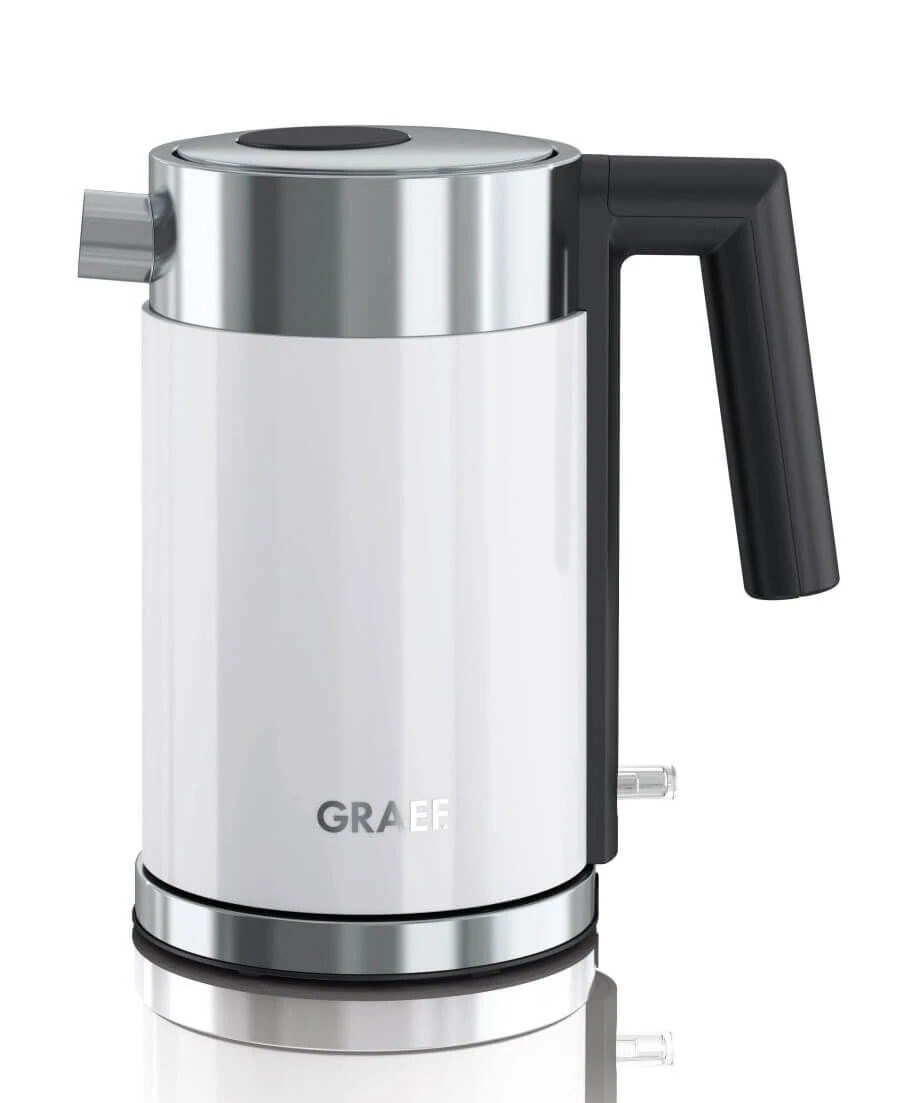Graef Waterkoker 1 Liter Kunststof Rvs Wit 1 Graef Waterkoker 1 Liter Kunststof Rvs Wit